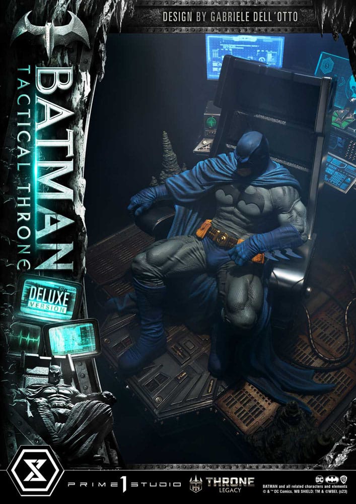 DC Comics Throne Legacy Collection Statup 1/3 Batman Tactical Throne Deluxe verzija 57 cm