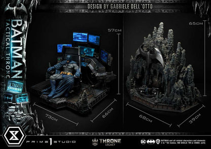DC Comics Throne Legacy Collection Statup 1/3 Batman Tactical Throne Ultimate Bonus Verzija 57 cm