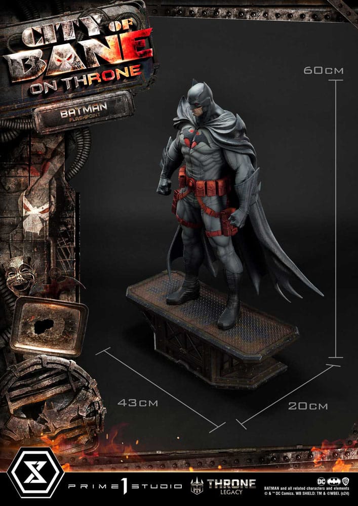 DC Comics Throne Legacy Collection Statue Statue 1/4 Flashpoint Batman 60 cm