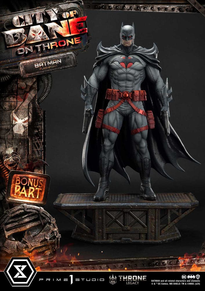 DC Comics Throne Legacy Collection Statup Statup 1/4 Flashpoint Batman Bonus Verzija 60 cm