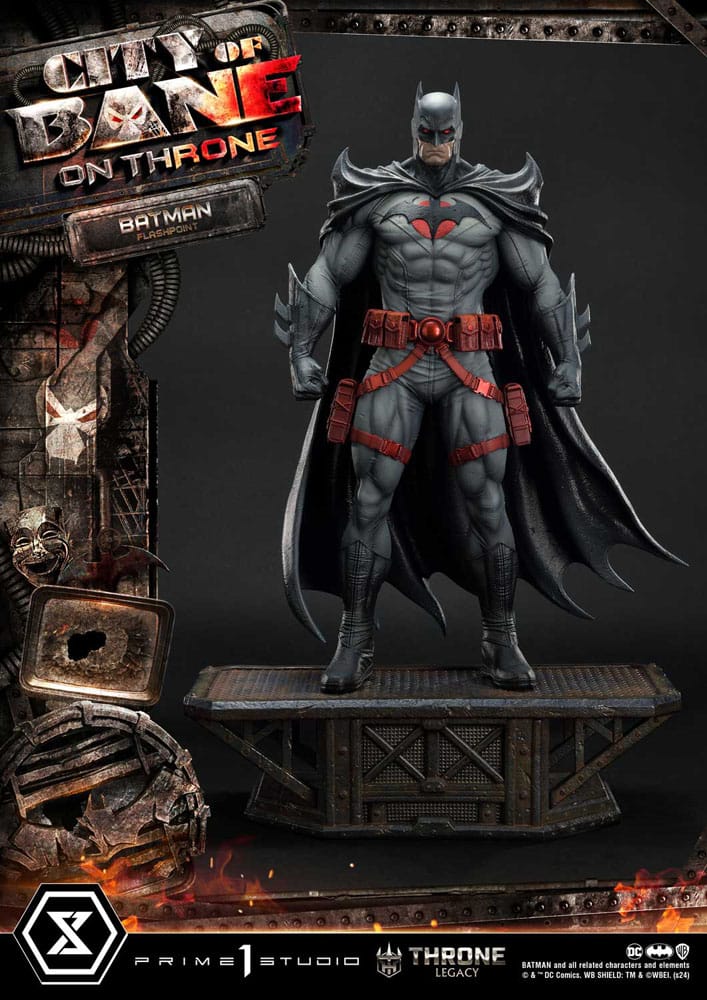 DC Comics Throne Legacy Collection Statue Statue 1/4 Flashpoint Batman Bonus Version 60 cm