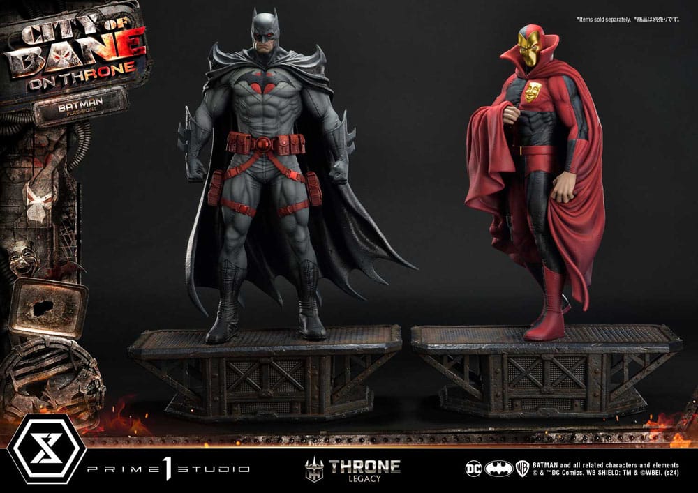 DC Comics Throne Legacy Collection Statup Statup 1/4 Flashpoint Batman Bonus Verzija 60 cm
