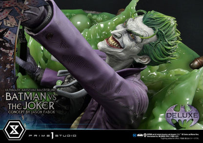 DC Comics Statue 1/3 Batman vs. The Joker av Jason Fabok Deluxe Bonus version 85 cm