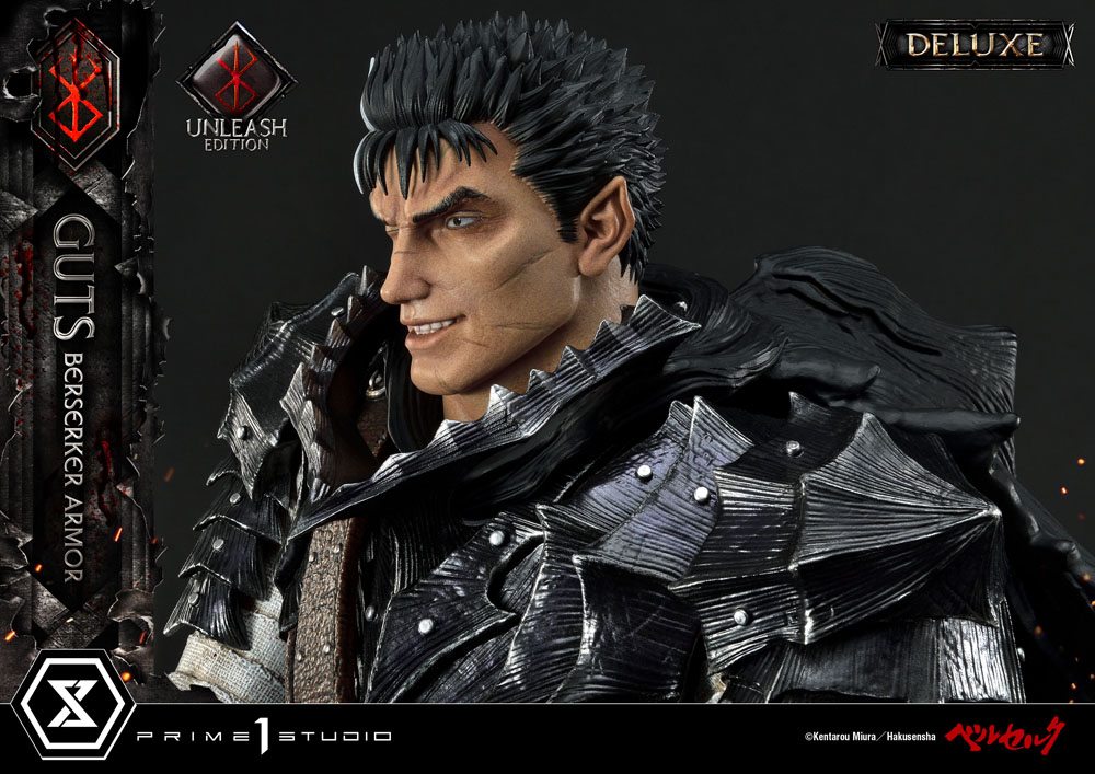 Berserk Statue 1/4 Guts Berserker Armor Unleash Edition Deluxe Version 91 cm