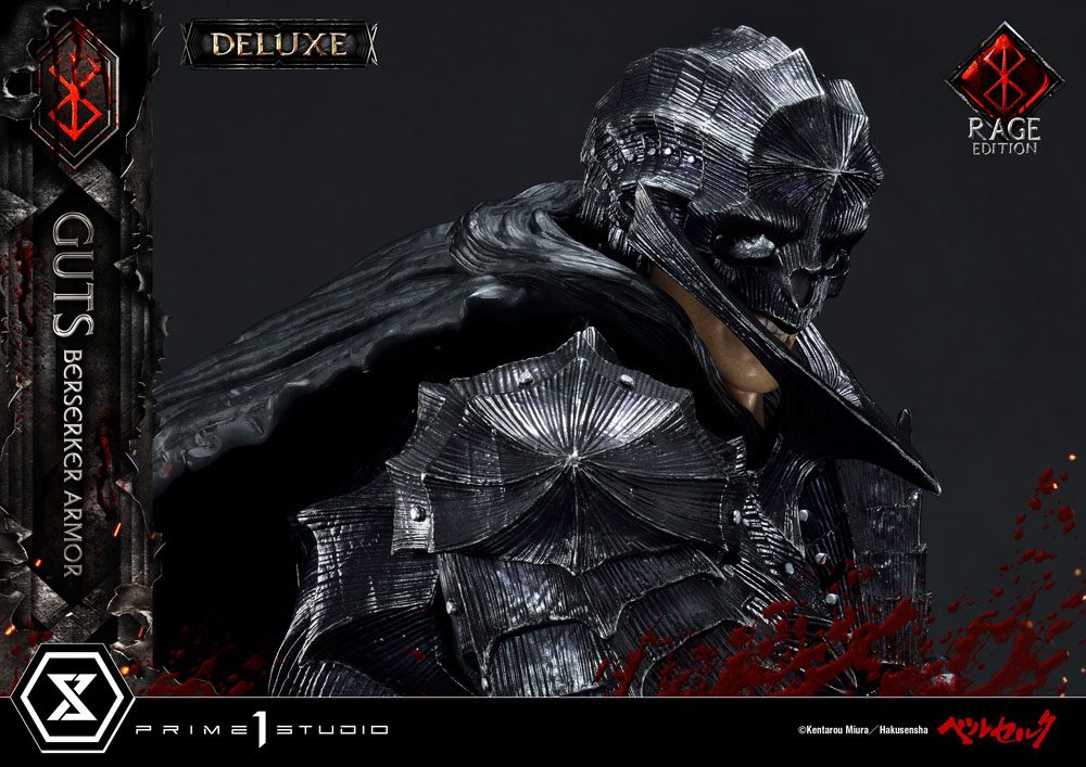 Berserk Statue 1/4 Guts Berserker Armor Rage Edition Deluxe Version 67 cm