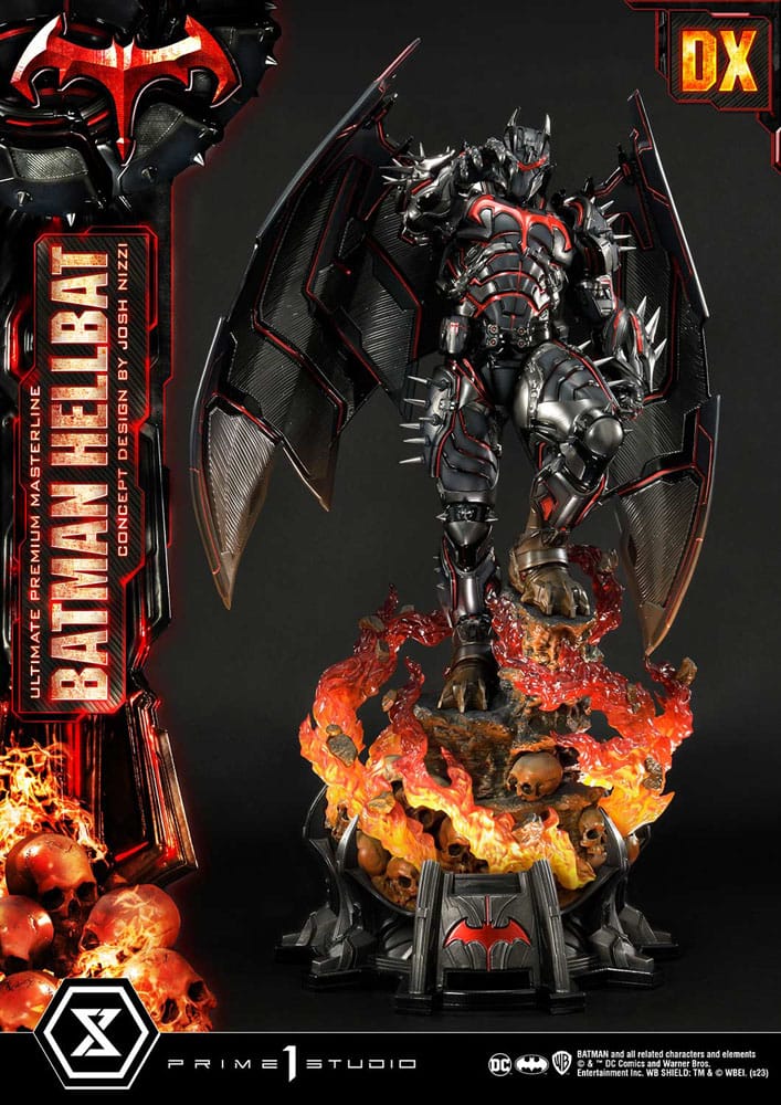 Batman Ultimate Premium Masterline Series Statue Hellbat Concept Design af Josh Nizzi Deluxe Bonus version 76 cm