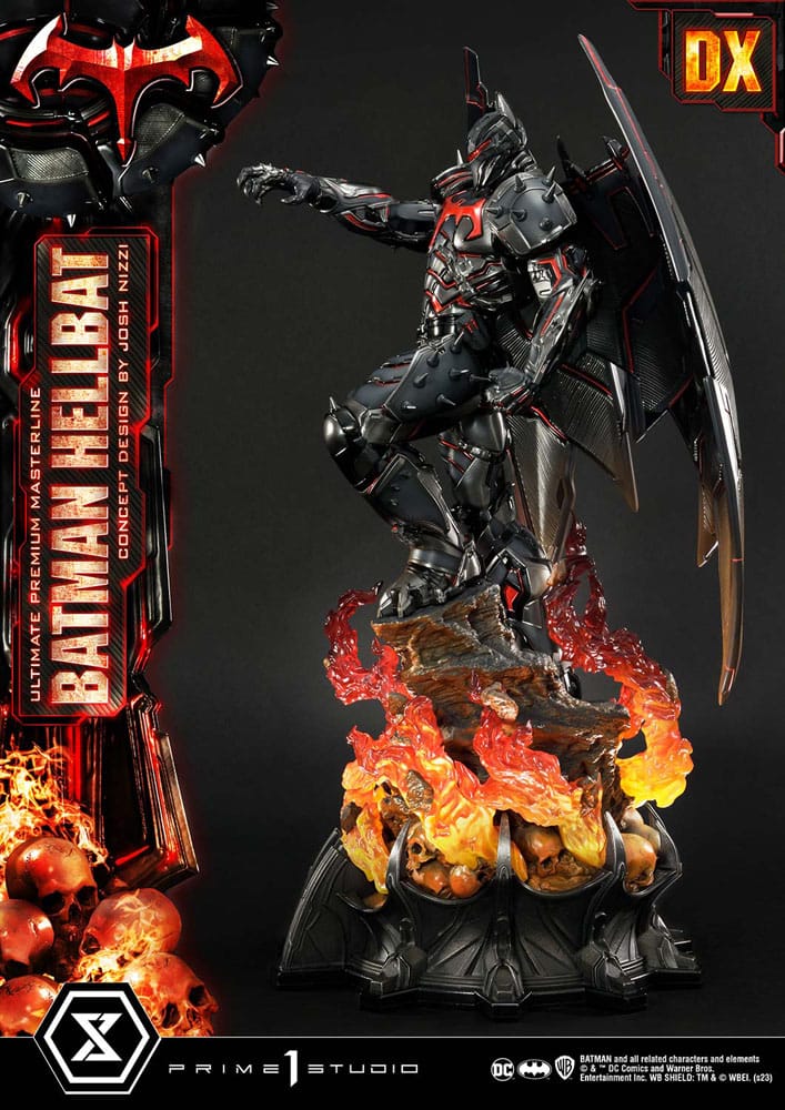 Batman Ultimate Premium Masterline Series Statue Hellbat Concept Design af Josh Nizzi Deluxe Bonus version 76 cm