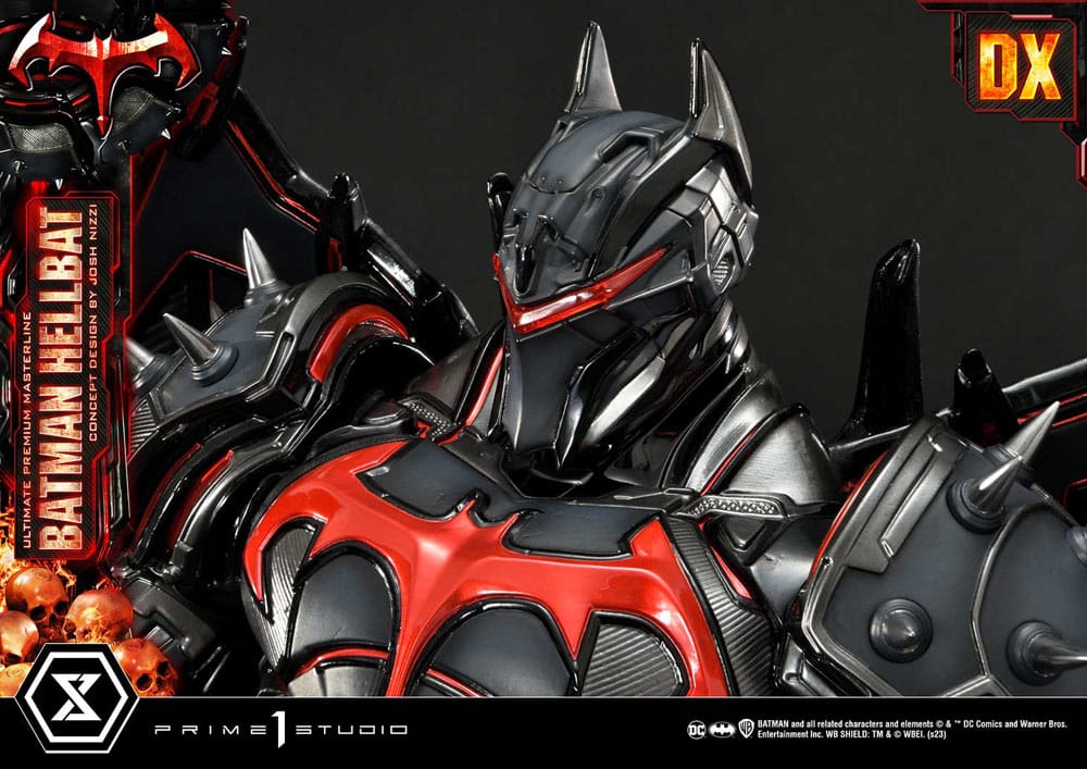 Batman Ultimate Premium Masterline Series Statue Hellbat Concept Design af Josh Nizzi Deluxe Bonus version 76 cm