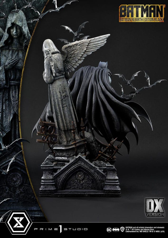 Batman Ultimate Premium Masterline -Serie Statue 1/4 Batman Rebirth Edition Black Deluxe Version 71 cm