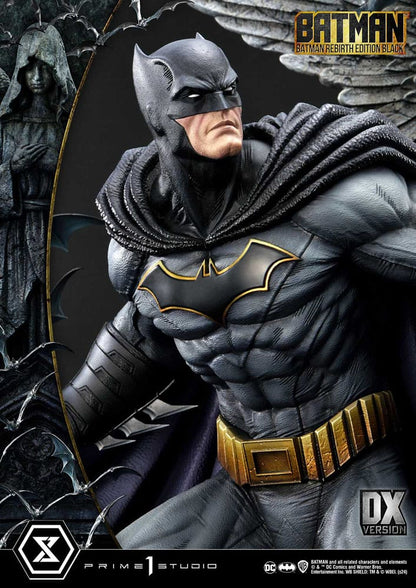 Batman Ultimate Premium Masterline -Serie Statue 1/4 Batman Rebirth Edition Black Deluxe Version 71 cm