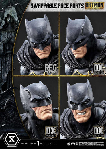 Batman Ultimate Premium Masterline Series Statue 1/4 Batman Rebirth Edition Black Deluxe Bonus Version 71 cm