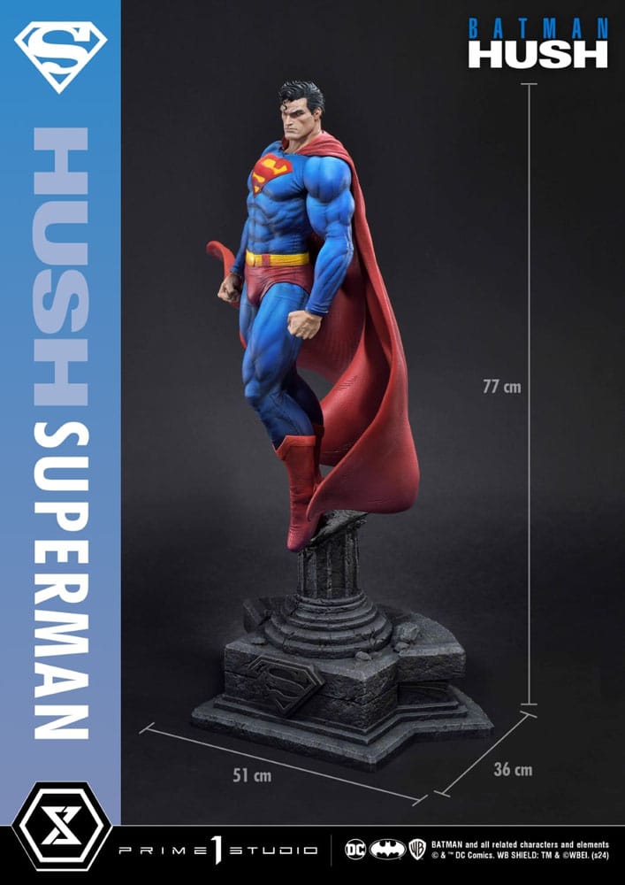 DC Comics Premium Masterline Series Status 1/4 Batman: Hush (Comic) Superman Bonus Verzija 77 cm