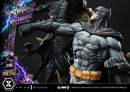 Dark Nights: Metal Ultimate Premium Masterline Series Statue 1/4 Batman vs Batman qui rit 67 cm