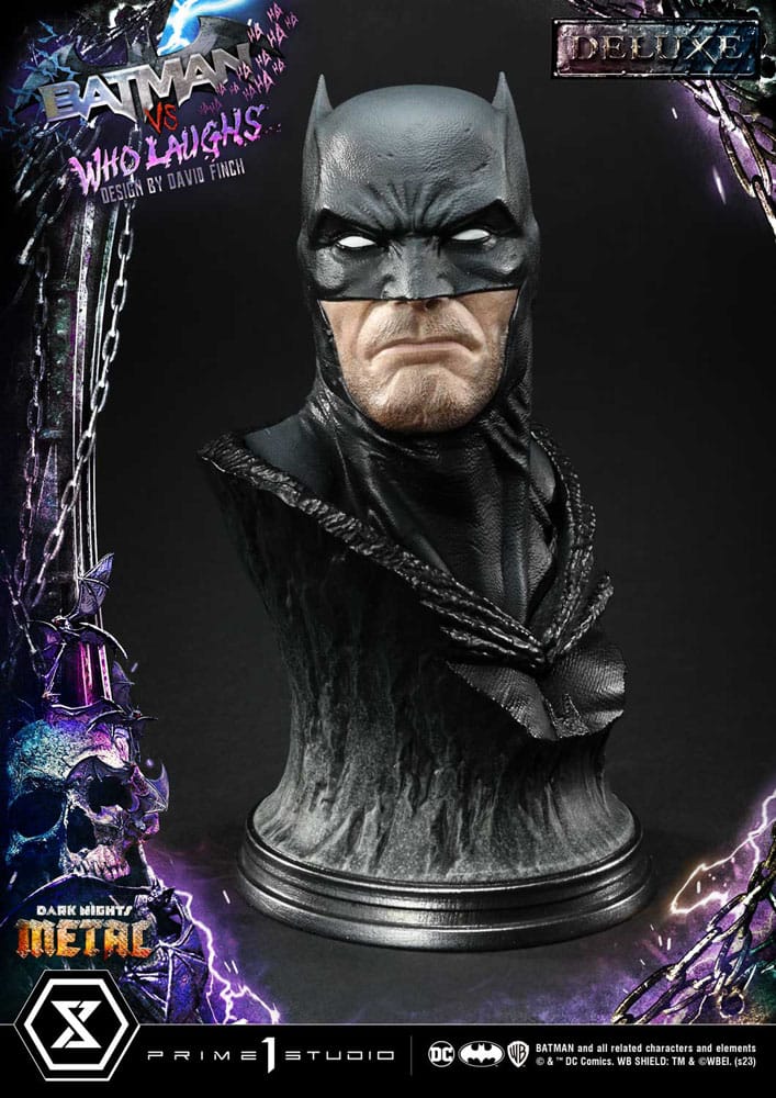 Dark Nights: Metal Ultimate Premium Masterline Series Statue 1/4 Batman vs Batman qui rit de luxe version 67 cm