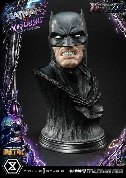 Dark Nights: Metal Ultimate Premium Masterline Series Statue 1/4 Batman vs Batman qui rit de luxe version 67 cm