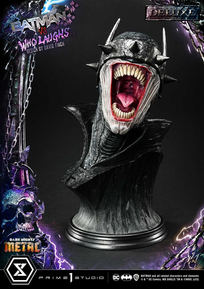 Dark Nights: Metal Ultimate Premium Masterline Series Statue 1/4 Batman vs Batman qui rit de luxe version 67 cm