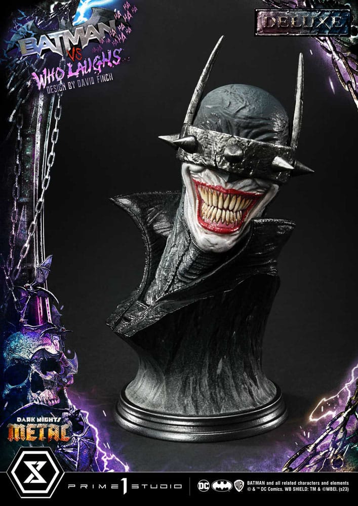 Dark Nights: Metal Ultimate Premium Masterline Series Statue 1/4 Batman vs Batman qui rit de luxe version 67 cm