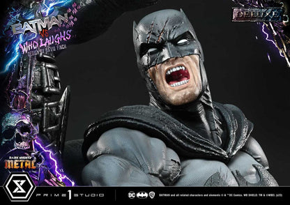 Dark Nights: Metal Ultimate Premium Masterline Series Statue 1/4 Batman vs Batman qui rit de luxe version 67 cm