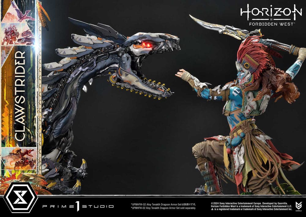 Horizon verboden West Ultimate Premium Masterline Series Statue 1/4 Clawstrider 68 cm