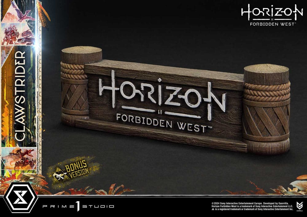 Horizon Forbidden West Ultimate Premium Masterline -Serie Statue 1/4 Clawstrider Bonus Version 68 cm