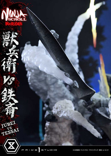 Ninja Scroll Ultimate Premium Masterline Series Status 1/4 Jubei nasuprot Tessai 101 cm