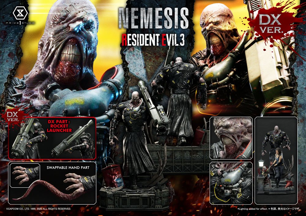 Resident Evil 3 Statue 1/4 Nemesis Deluxe versión 92 cm