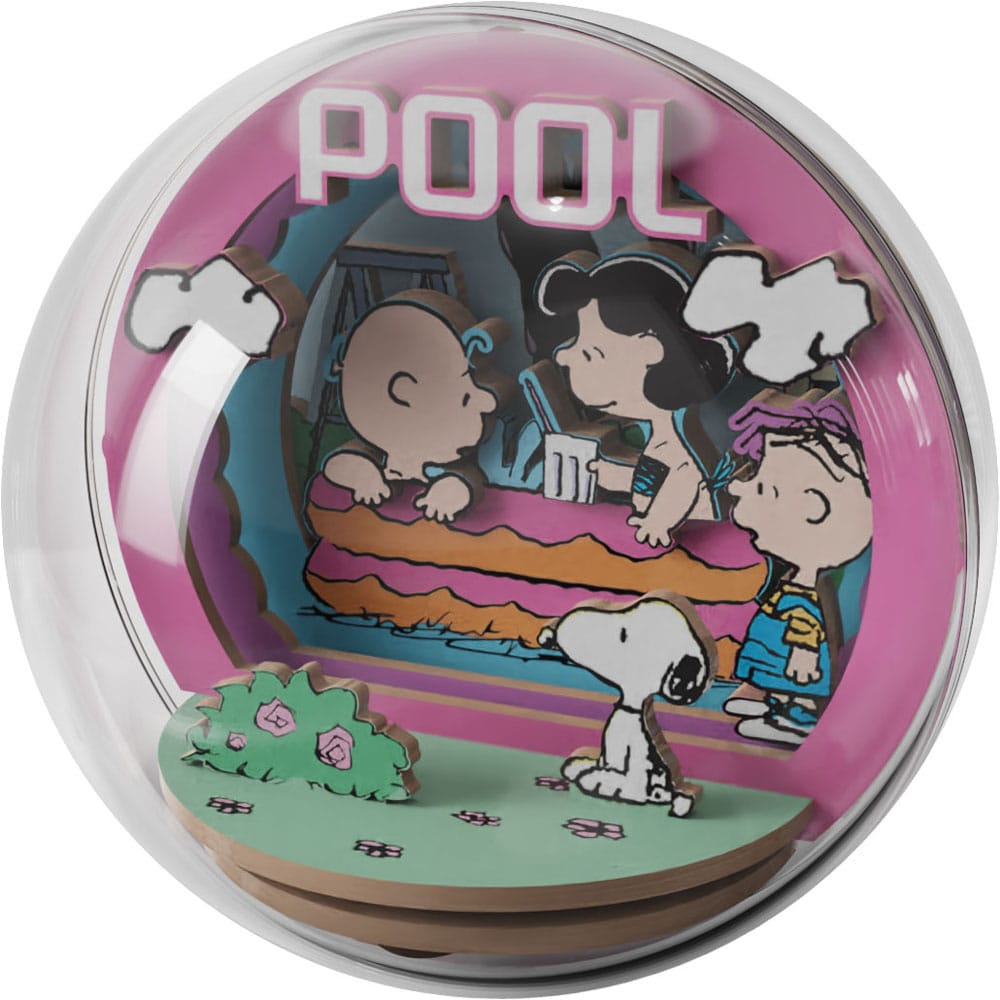 Pinda's Puremind Model Kit Wooden Theatre Globe Cool Pool