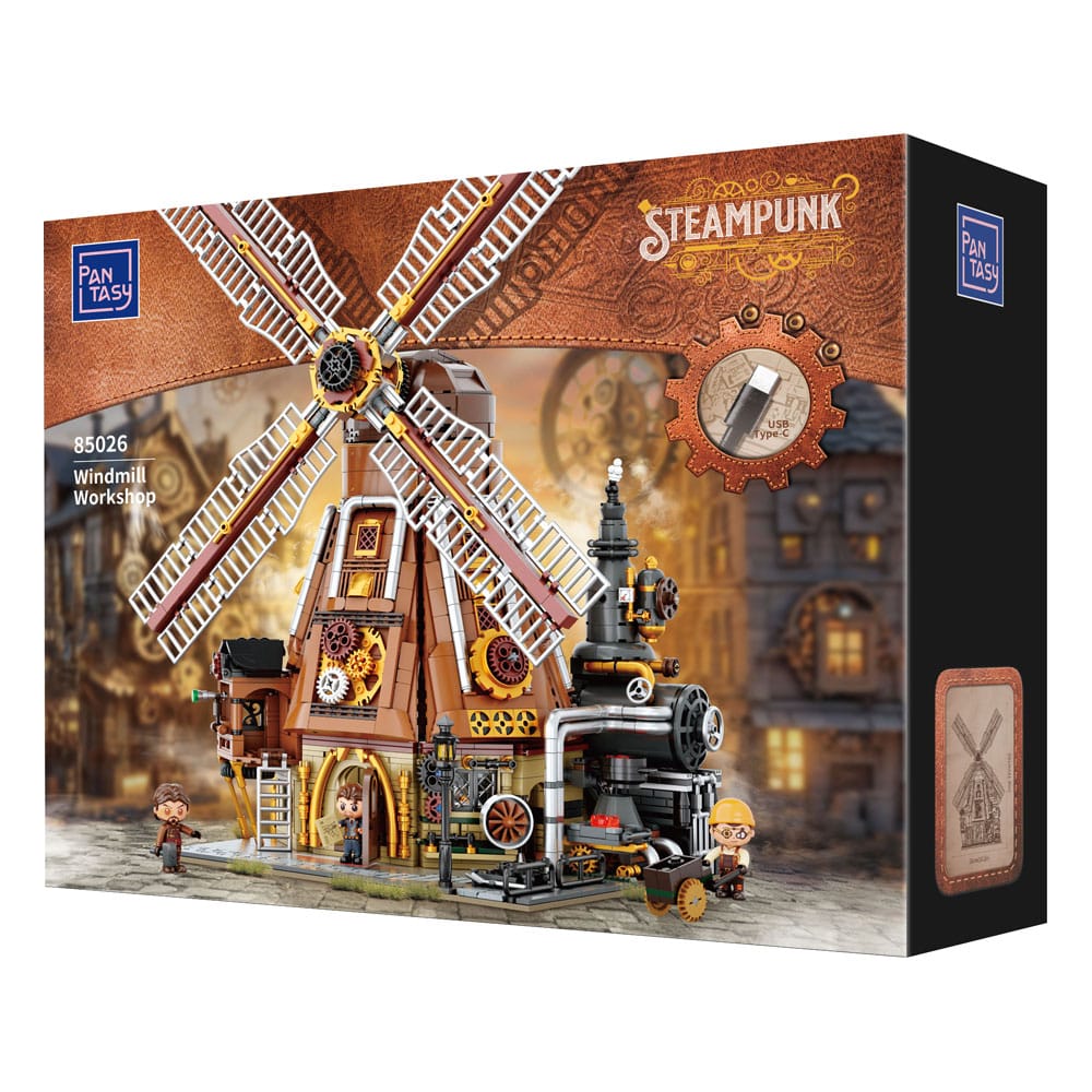 Pantasy Original Construction Steampunk Windmühlen-Werkstatt