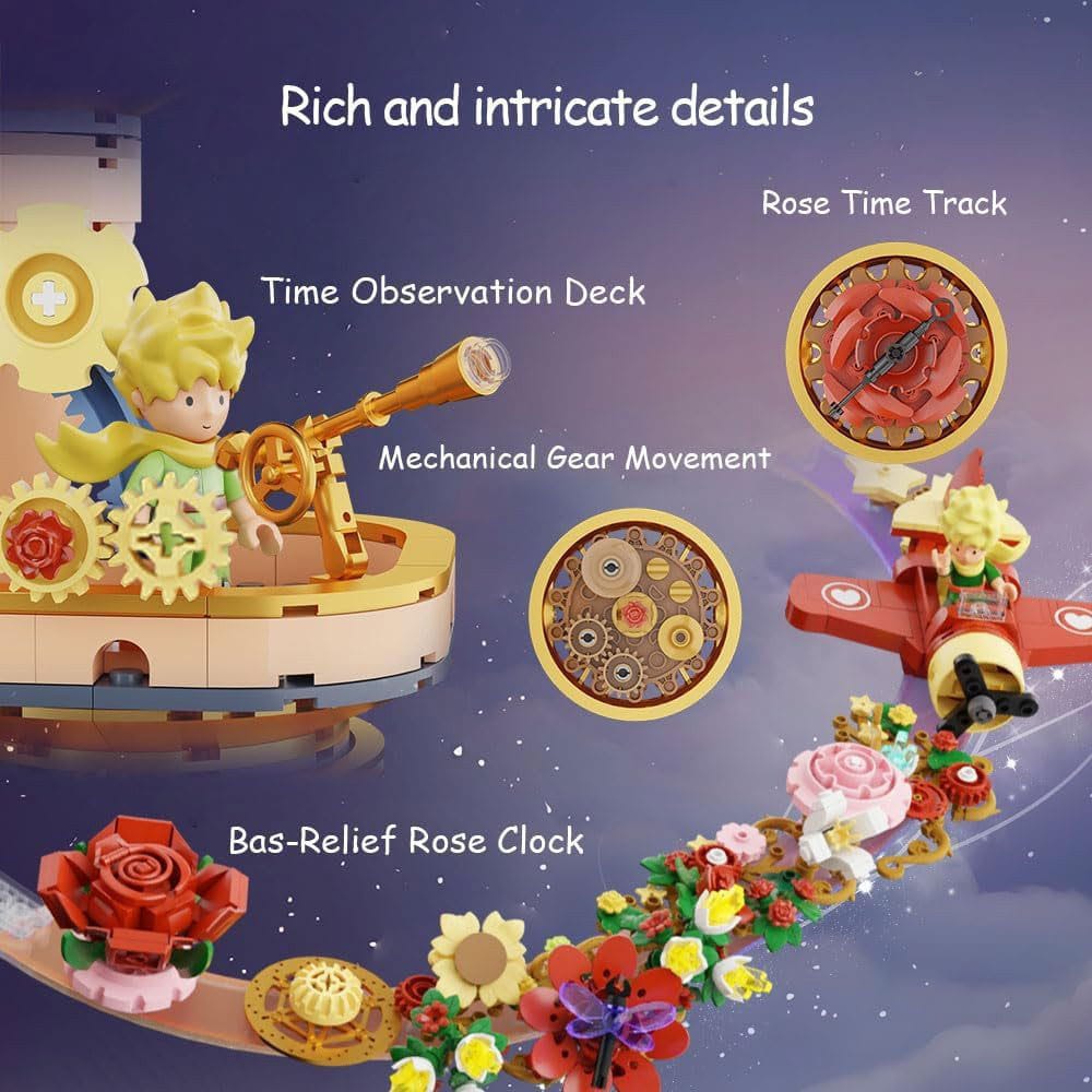 Il set di costruzioni del piccolo principe starry castello