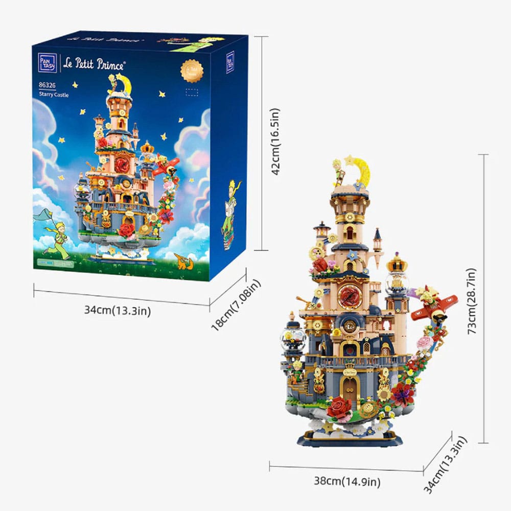 Il set di costruzioni del piccolo principe starry castello