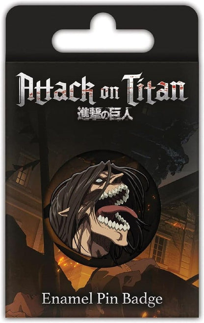 Attack on Titan Emaille Pin Anstecker S3 (Eren Titan Rage)