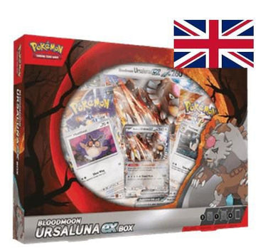 Pokémon TCG Bloodmoon Ursaluna Ex Box November 2024 *Engelsk version *