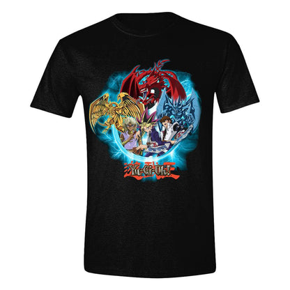 Yu-Gi-Oh! T-Shirt Group Shot Blue Vortex