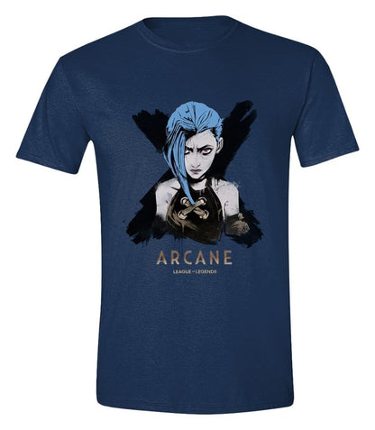 Arcane T-skjorte Jinx Portrait