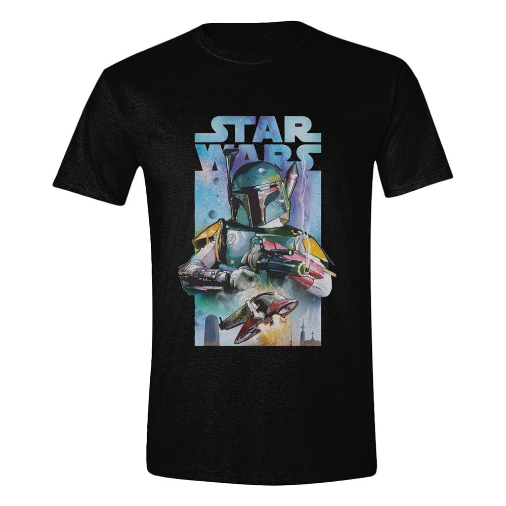 Yıldız Savaşları T-Shirt Boba Fett Poster