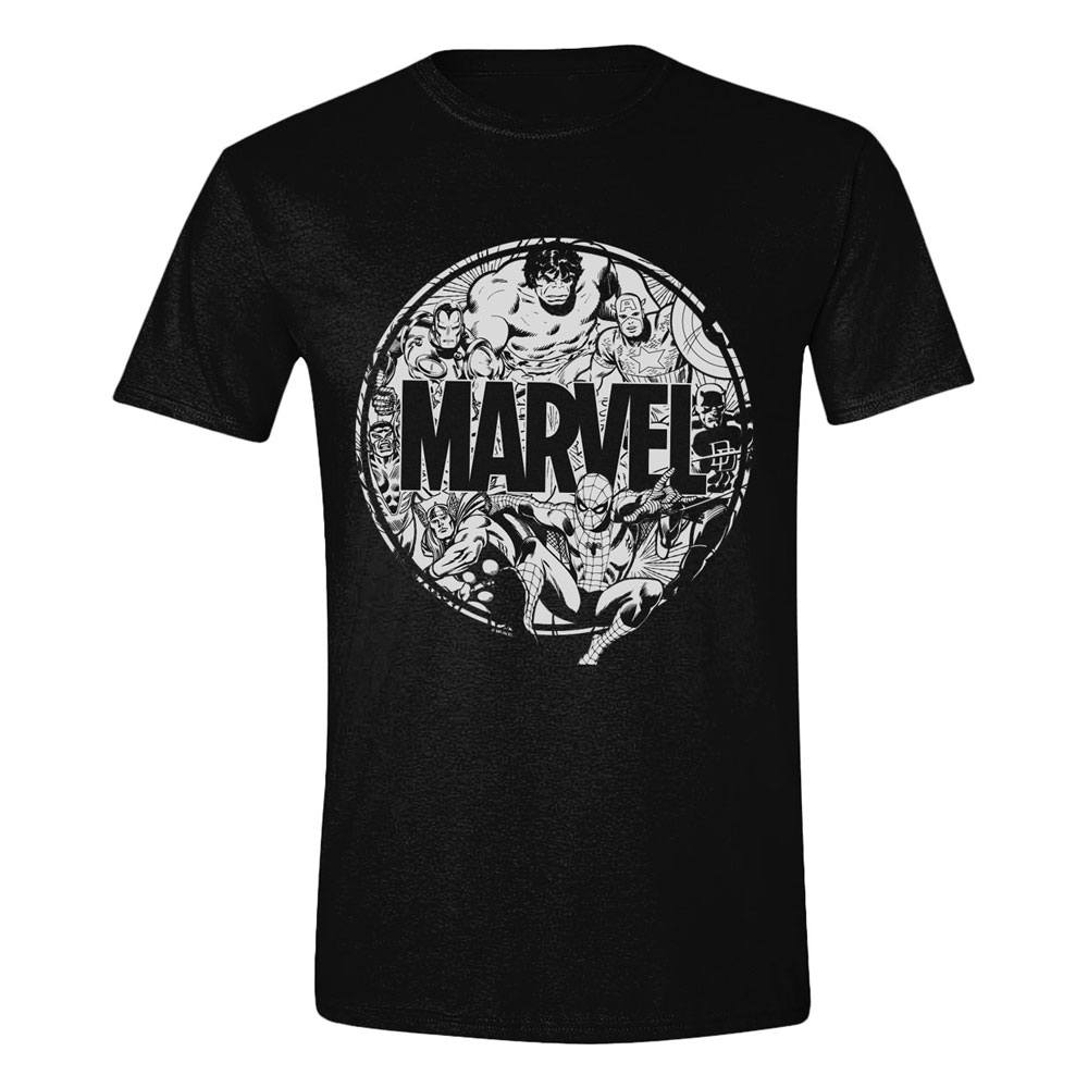 Cercle de personnage de t-shirt Marvel