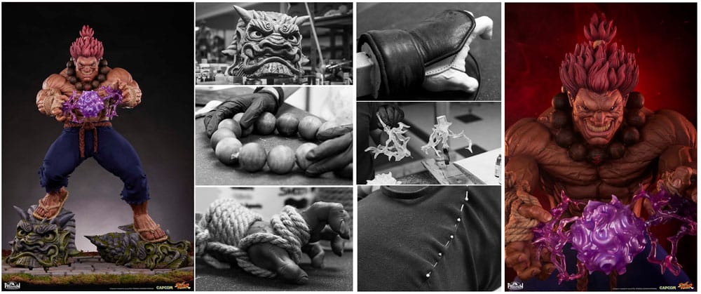 Statua Street Fighter 1/2 Akuma 107 cm