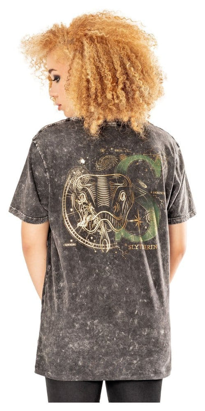 Harry Potter T-Shirt Slytherin Acid Wash