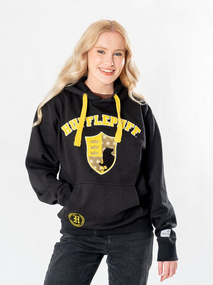 Harry Potter Kapüşonlu Kazak Hufflepuff Deluxe