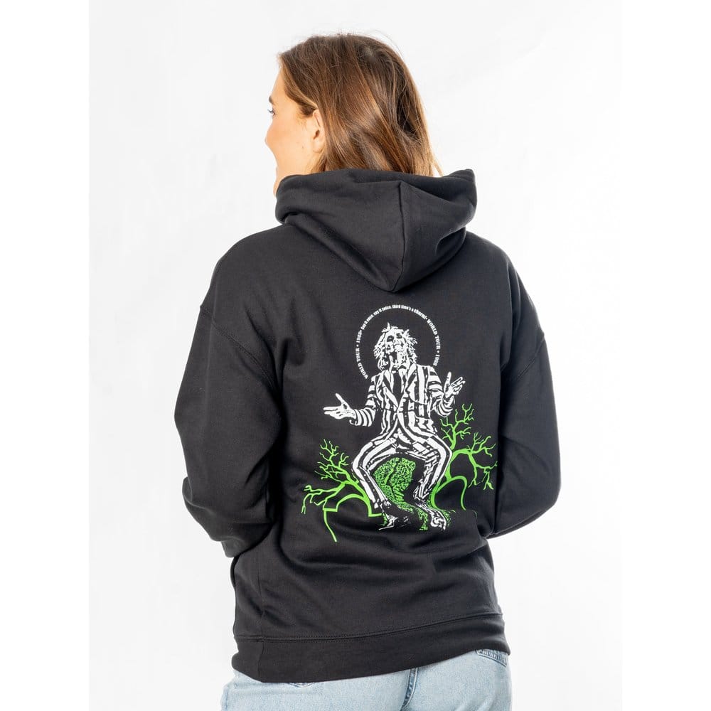 Maglione con cappuccio Beetlejuice Davanti Dietro Tour mondiale