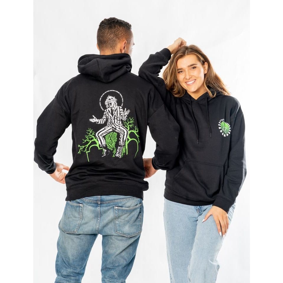 Maglione con cappuccio Beetlejuice Davanti Dietro Tour mondiale