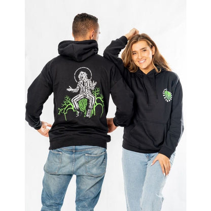 Maglione con cappuccio Beetlejuice Davanti Dietro Tour mondiale