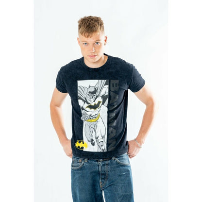 Batman T-Shirt Comic Acid Wash