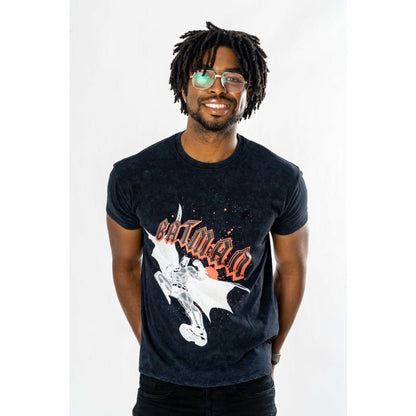 Batman T-shirt Rock Acid Wash
