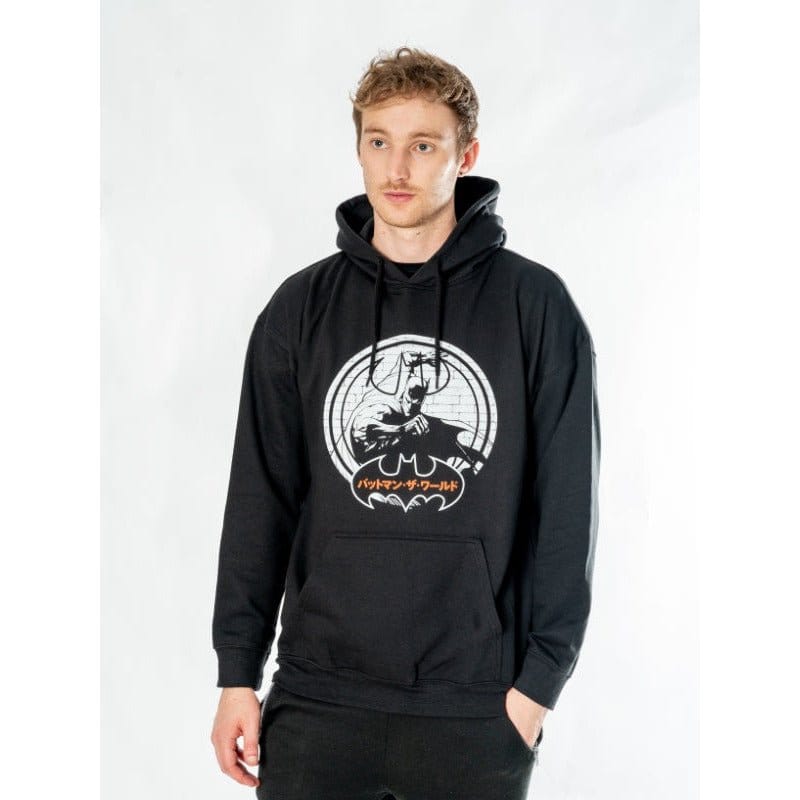 Felpa con cappuccio DC Comics Batman Anime Wall