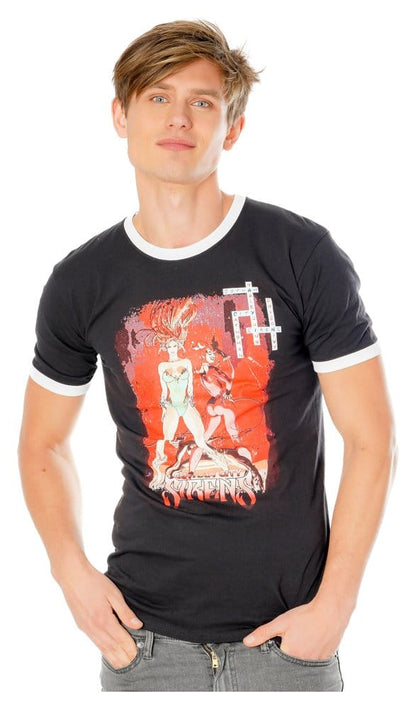Gotham City Sirens T-shirt Korsord Svart Ringer