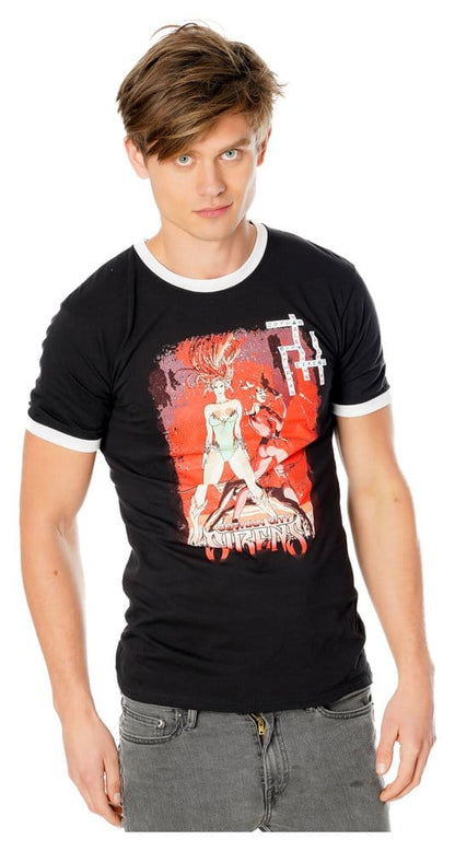 Gotham City Sirens T-shirt Korsord Svart Ringer
