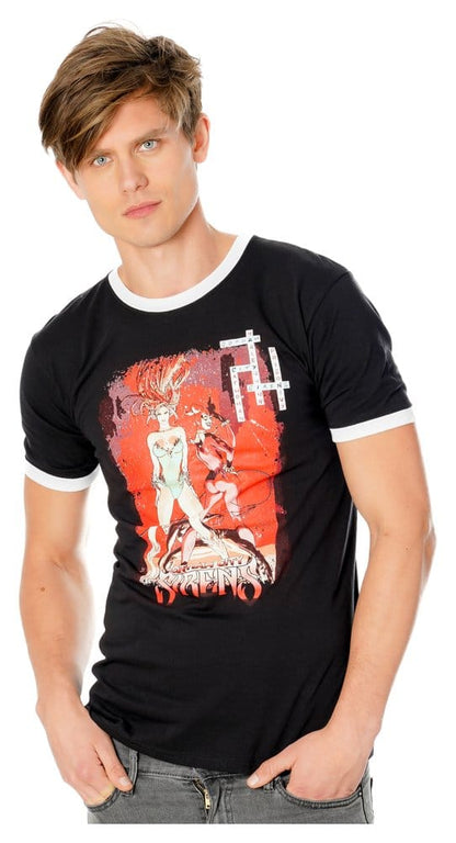 Gotham City Sirens T-shirt Korsord Svart Ringer