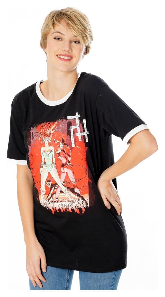 Gotham City Sirens T-shirt Korsord Svart Ringer