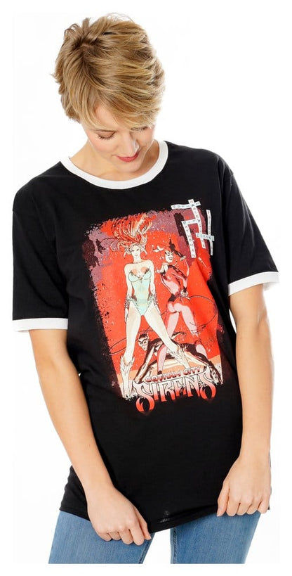 Gotham City Sirens T-shirt Korsord Svart Ringer